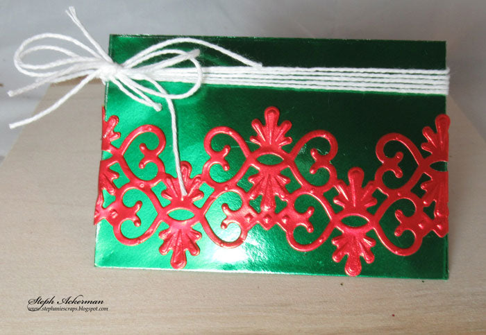 Gift Card Holder with Rinea Foiled Paper