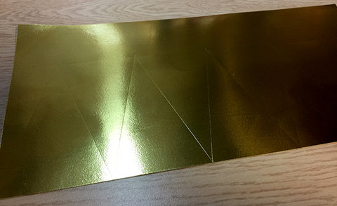 gold foil marking
