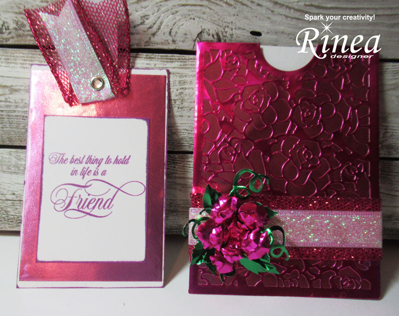 Pocket Card Using Rinea Foiled Paper