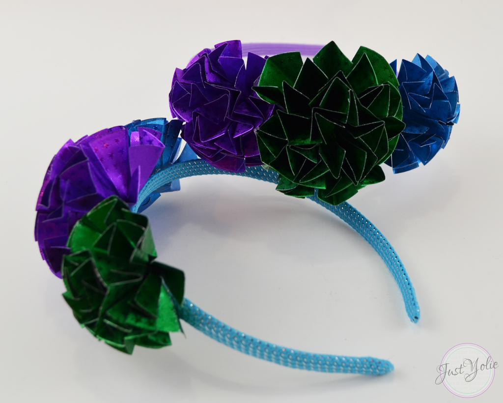 Headbands with Rinea Foiled Paper