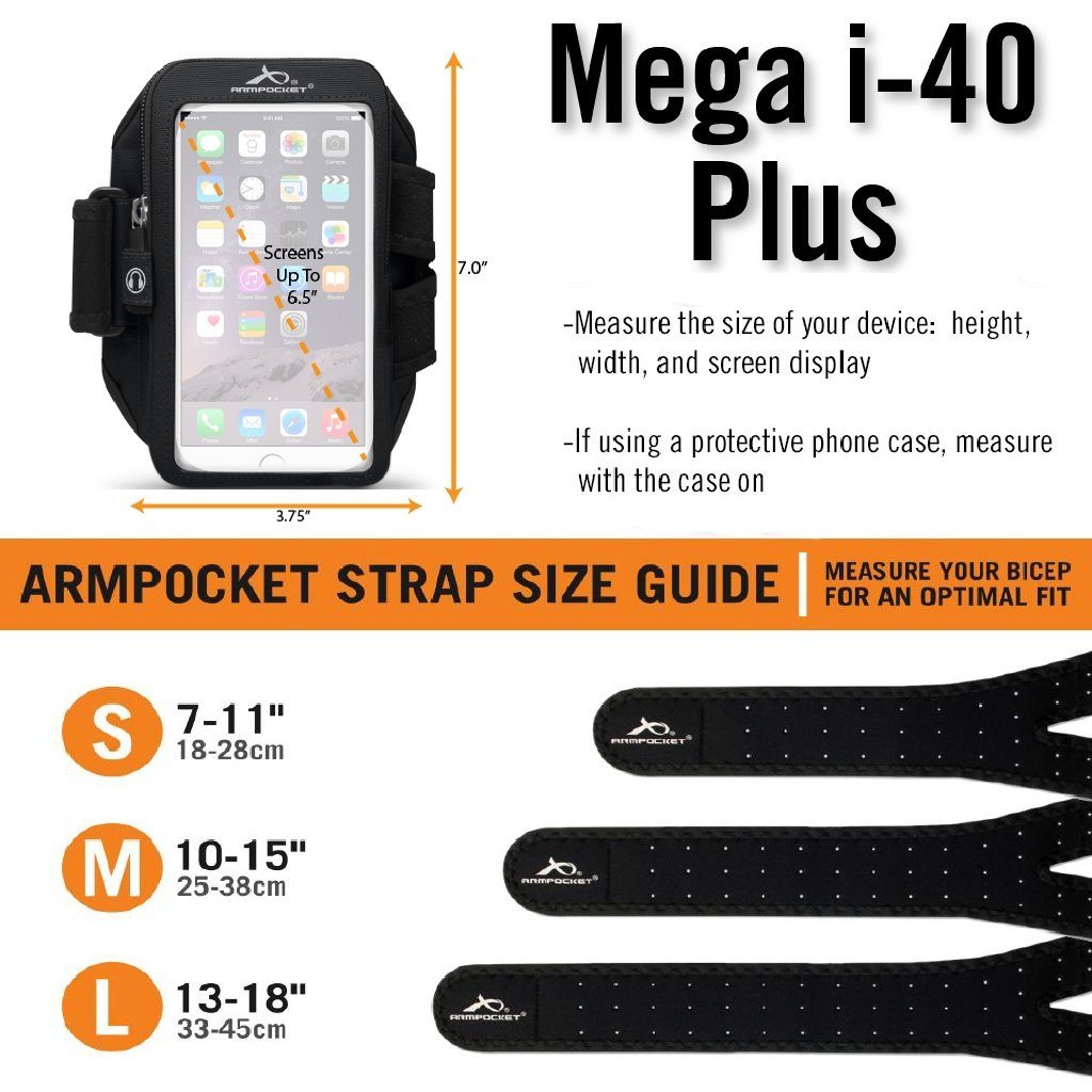 Armpocket Mega I 40 Plus Armband For Iphone Xs Max