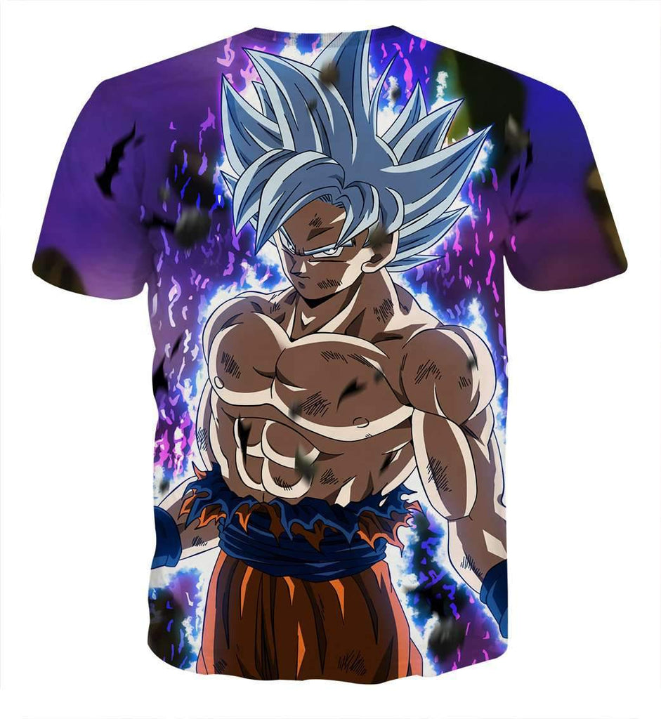 T Shirt 3d All Over Dragon Ball Super Goku Ultra Instinct Lunivers Otaku 4722