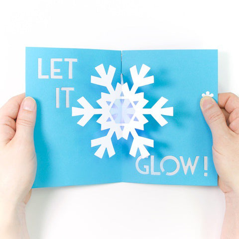 TechnoChic DIY Light-Up Pop-Up Card Instructions - Snowflake