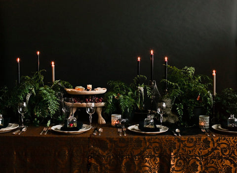 Midnight in the Cemetery Table Decor 