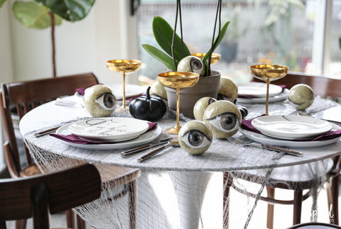 Creepy Eyeball table decorations