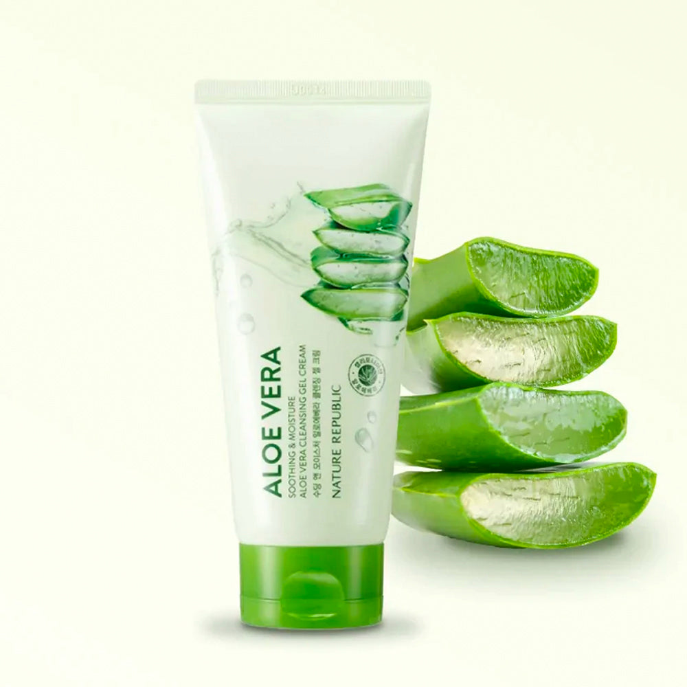 Soothing & Moisture Vera Cleansing Cream – Nature Republic USA Official