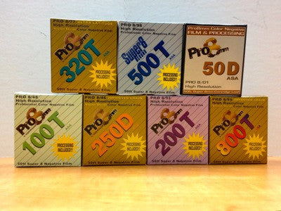 A few of the original Super 8 Color Negative film boxes