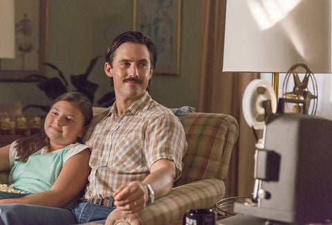 THIS IS US — “The Big Day” Episode 12 — Pictured: (l-r) Mackenzie Hancsicsak as Kate, Milo Ventimiglia as Jack — (Photo by: Ron Batzdorff/NBC)