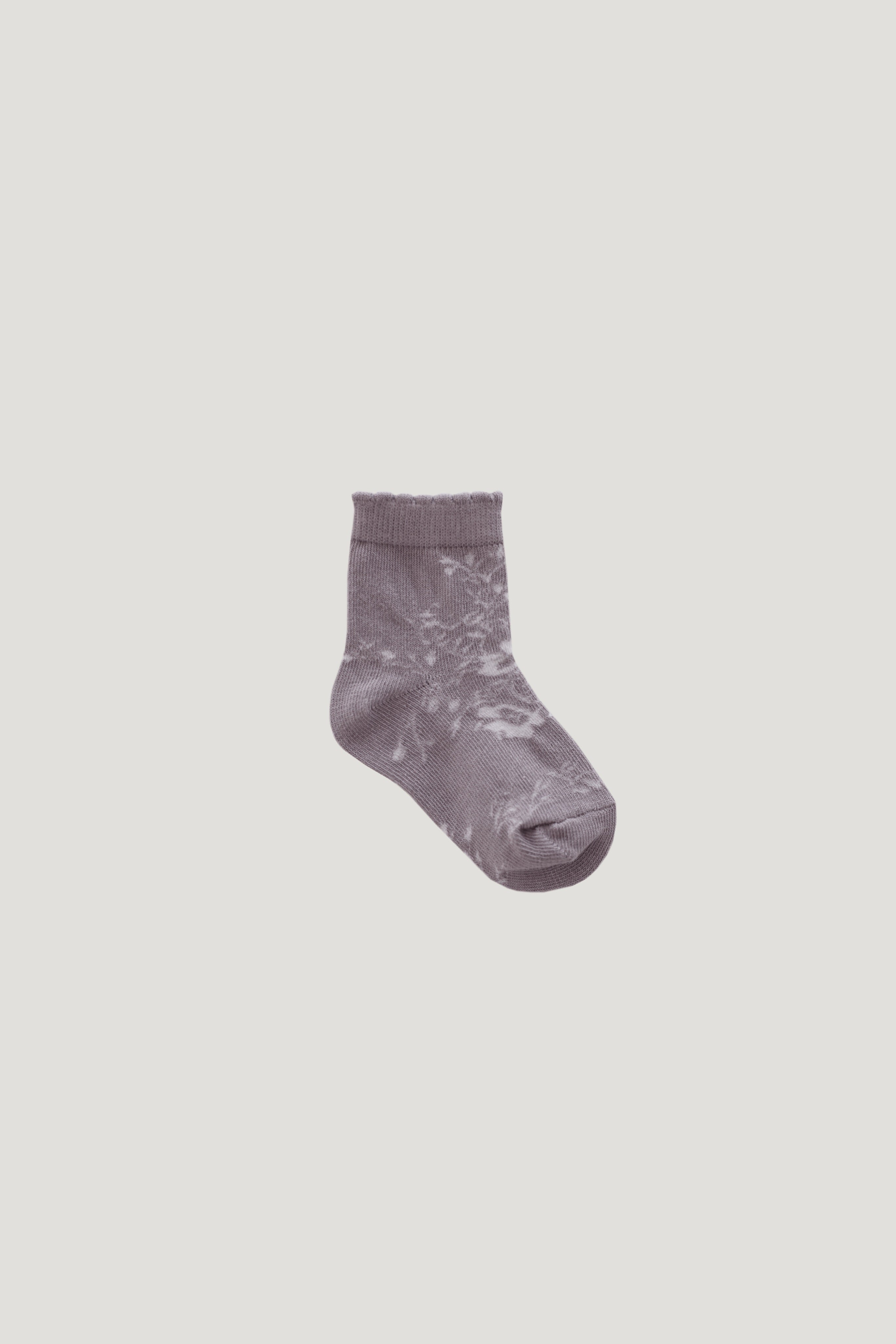 Emme Floral Sock | Fawn