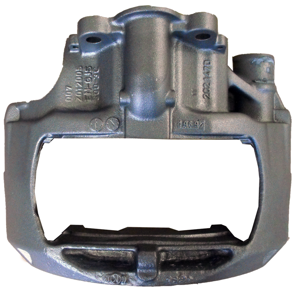 Mercedes Actros brake caliper surface treatment