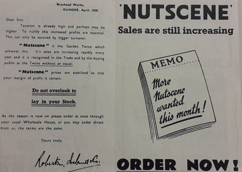 Nutscene Advert 1930's