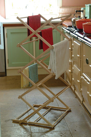 Sheila Maid Wooden Floor Standing Airer