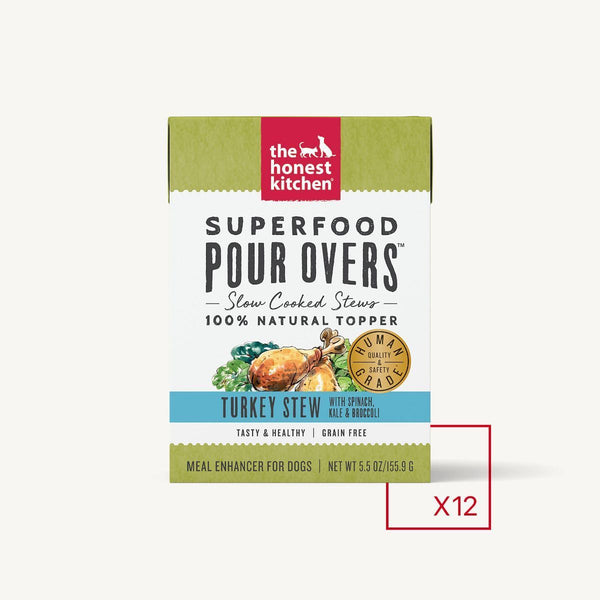 The Honest Kitchen Superfood Pour Overs Turkey Dog Treats