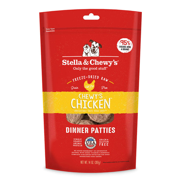 Stella & Chewy's Chicken Freeze-Dried Raw Dinner Patties Dog Food