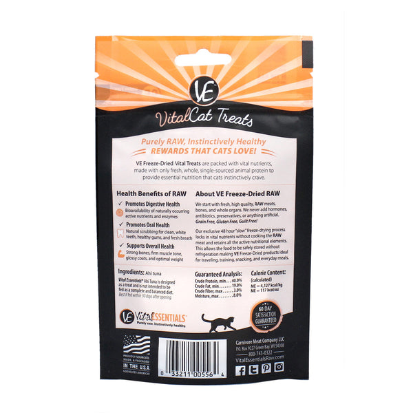 Vital Essentials Ahi Tuna Freeze Dried Cat Treats