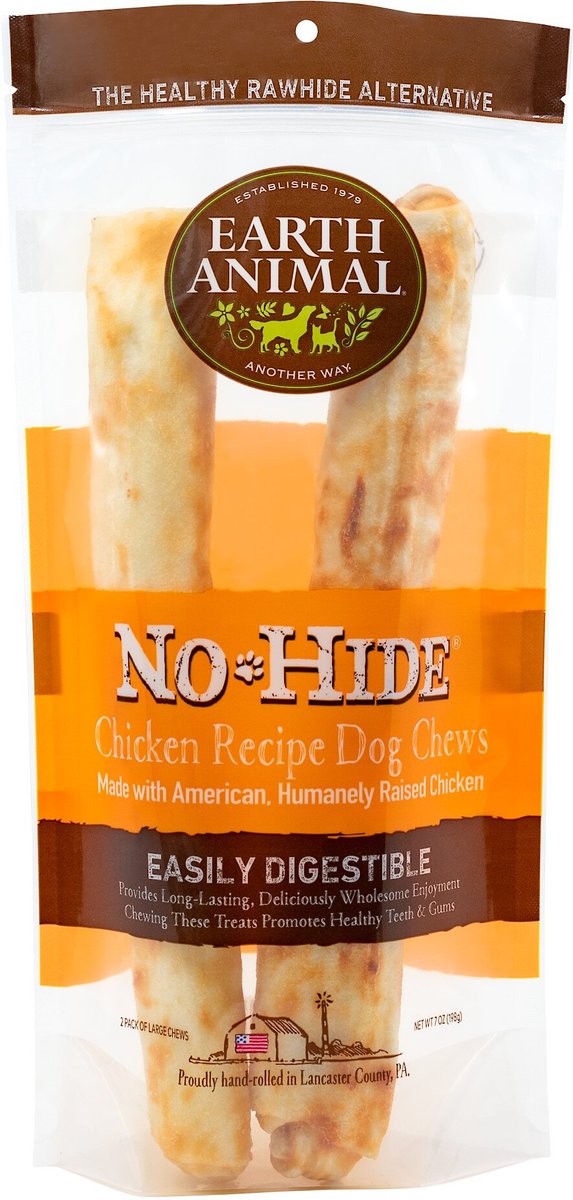 Earth Animal Chicken No-Hide Wholesome Chews Dog Treats