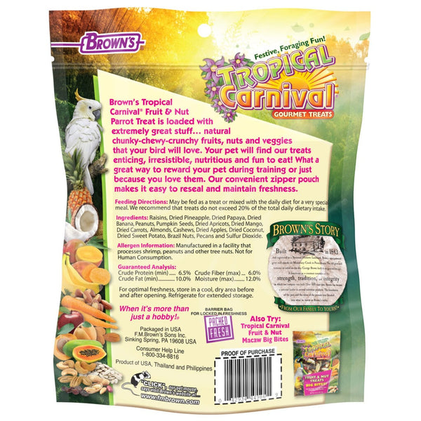 Tropical Carnival Fruit and Nut Parrot Treat