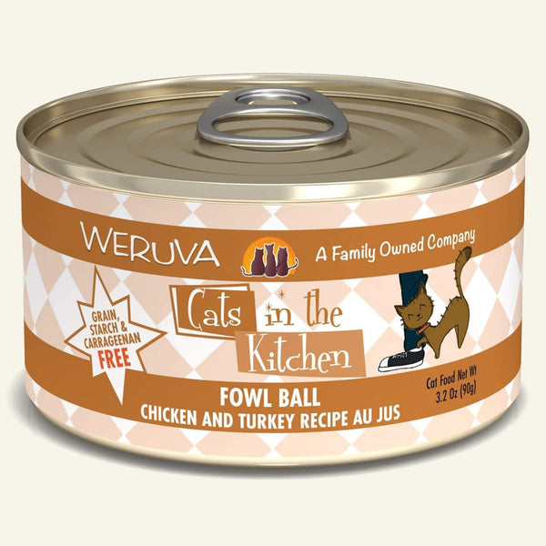 Weruva Cats in the Kitchen Fowl Ball Canned Cat Food