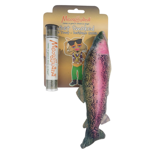 Meowijuana Get Smoked Fish Cat Toy