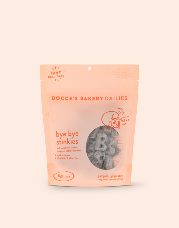 Bocce's Bakery Dailies Bye Bye Stinkies Soft & Chewy Dog Treats