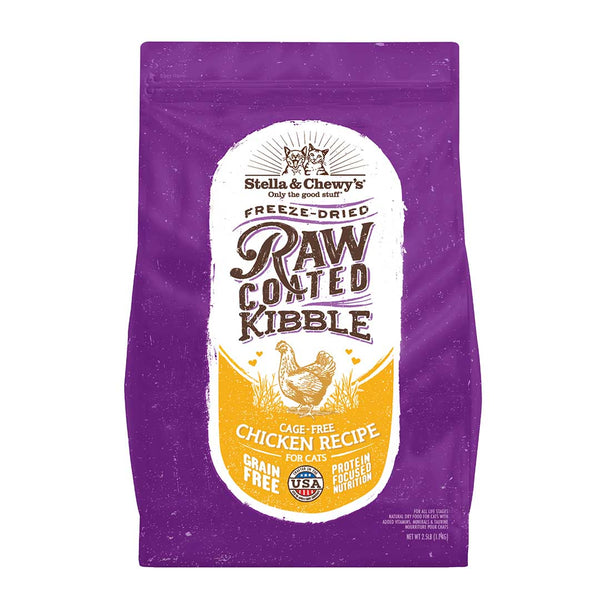 Stella & Chewy's Cage-Free Chicken Recipe Raw Coated Cat Food