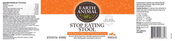 Earth Animal Stop Eating Stool Supplements For Dogs and Cats