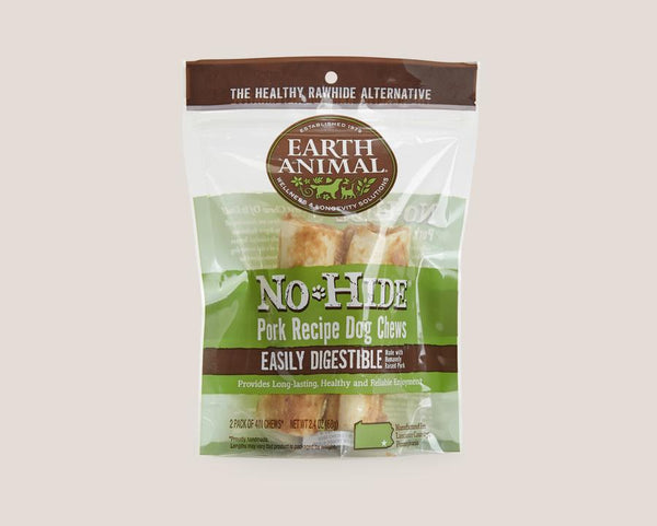 Earth Animal Pork No-Hide Wholesome Chews Dog Treats