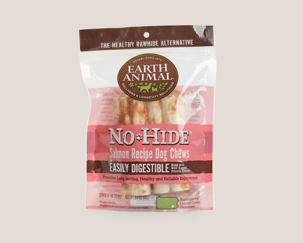 Earth Animal Salmon No-Hide Wholesome Chews Dog Treats