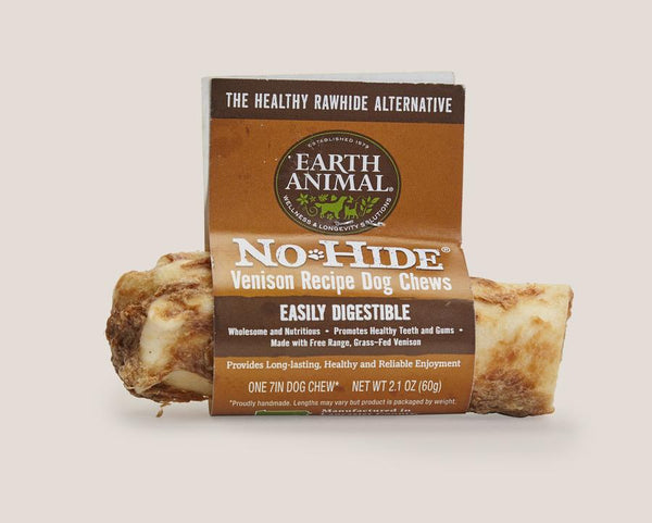 Earth Animal Venison No-Hide Wholesome Chews Dog Treats