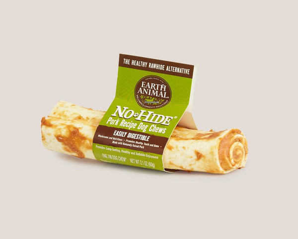 Earth Animal Pork No-Hide Wholesome Chews Dog Treats