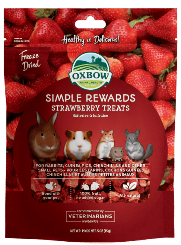 Oxbow Simple Rewards Strawberry Small Animal Treats