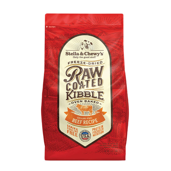 Stella & Chewy's Grass-Fed Beef Raw Coated Dog Food