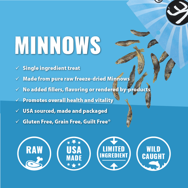 Vital Essentials Minnows Freeze Dried Dog Treats