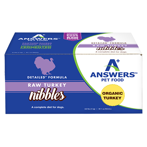 Answers Detailed Formula Turkey Raw Dog Food