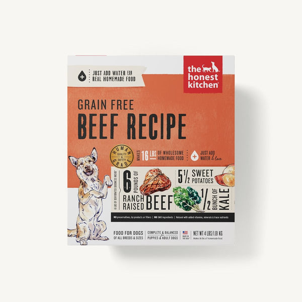 The Honest Kitchen Dehydrated Grain Free Beef Recipe Dog Food