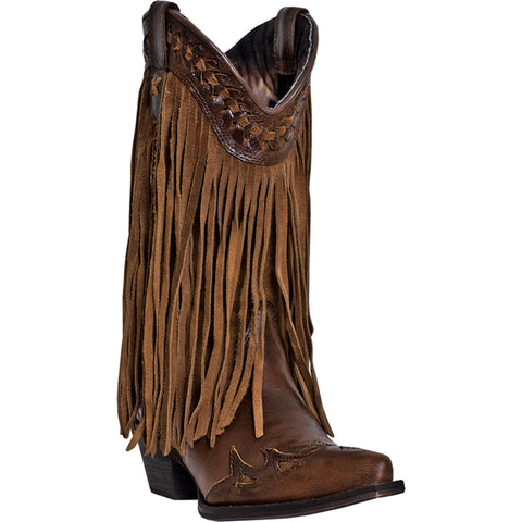 DINGO WOMEN'S LEATHER HEART THROB RUSSET