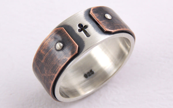 Unique Men S Wedding Band With Moonscape Design 3750 Jewelry By Johan