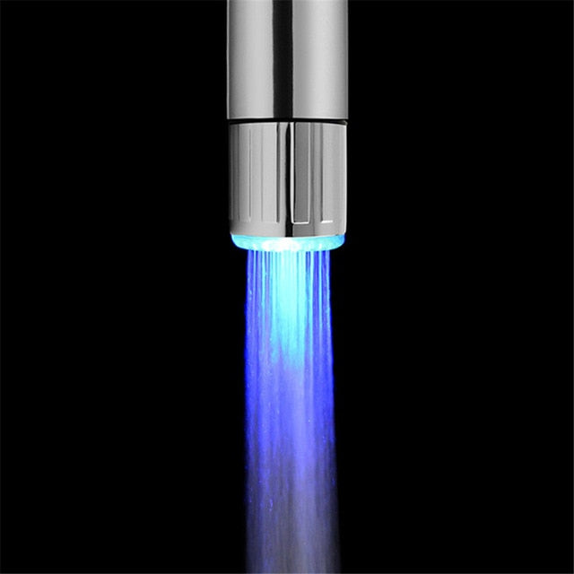 Creative Kitchen Bathroom Light Up Led Faucet Colorful Changing