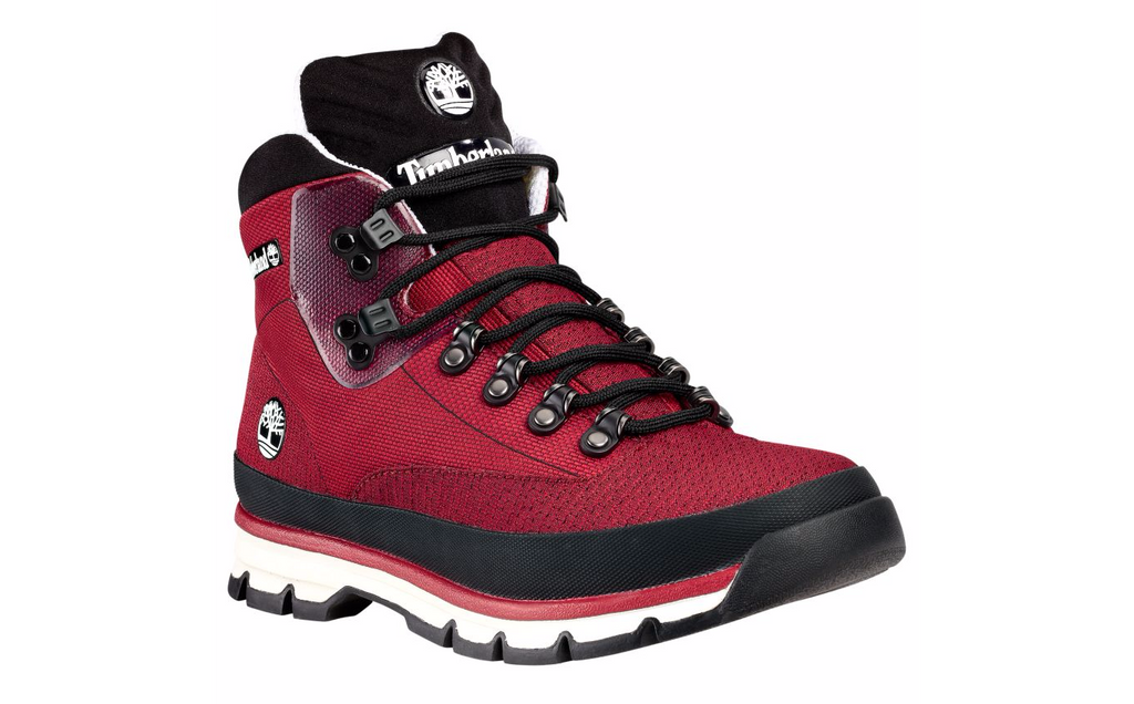 red euro hiker timberlands