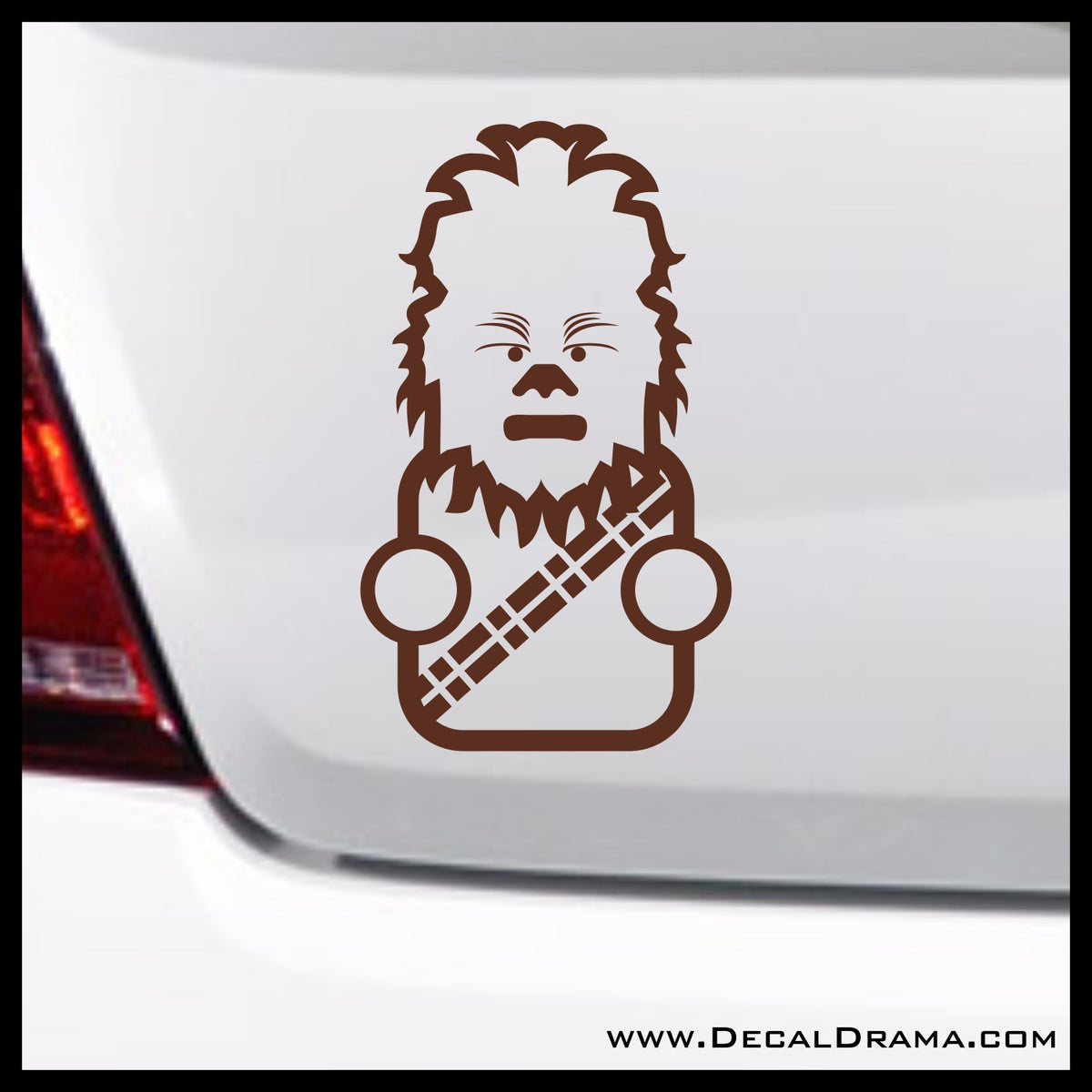 chewbacca car decal