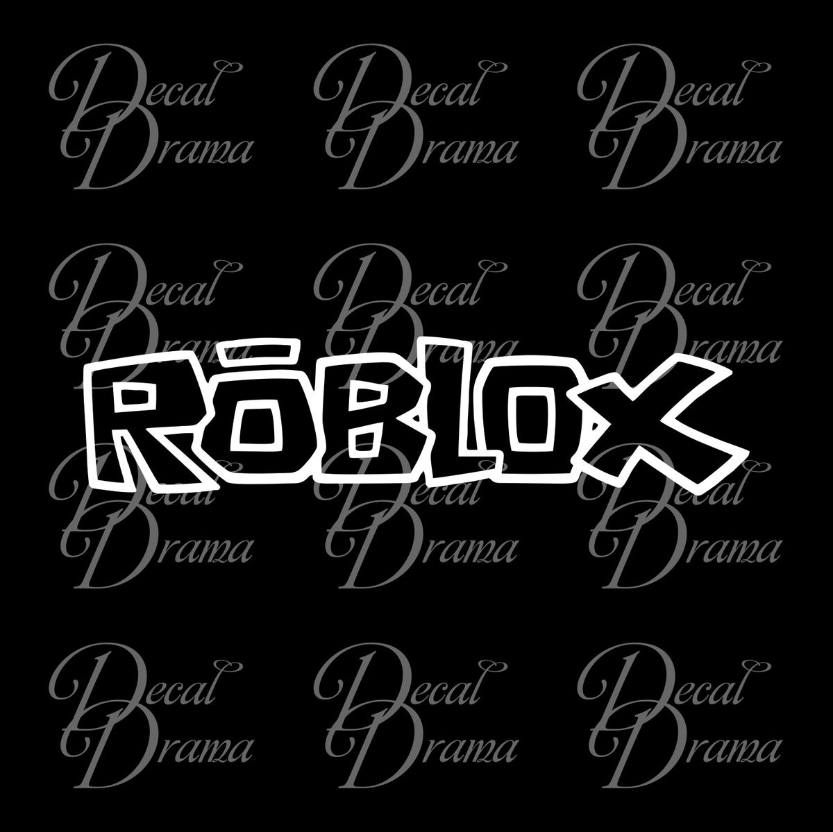 Roblox Emblem Logo Vinyl Car Laptop Decal Decal Drama