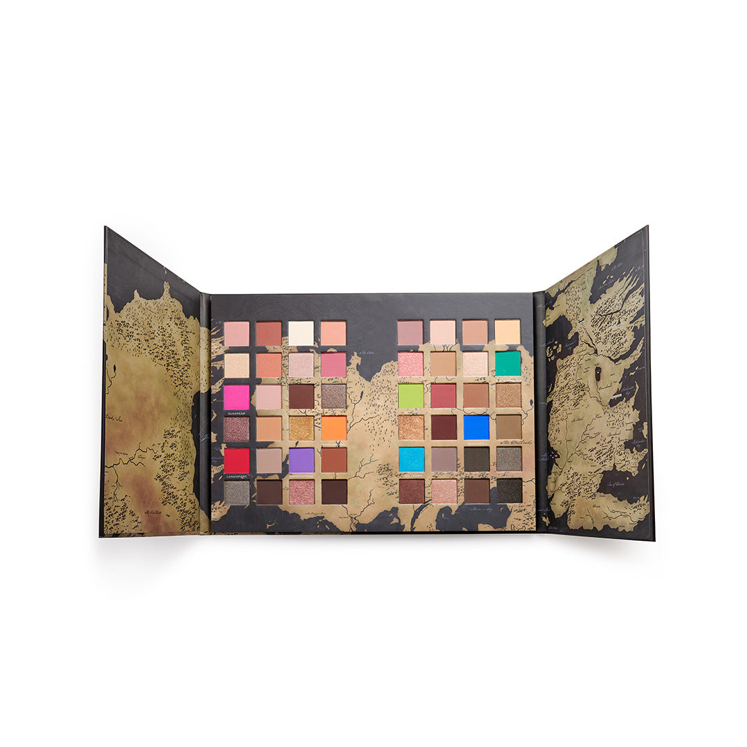 Makeup Revolution X Game of Thrones Westeros Map Palette