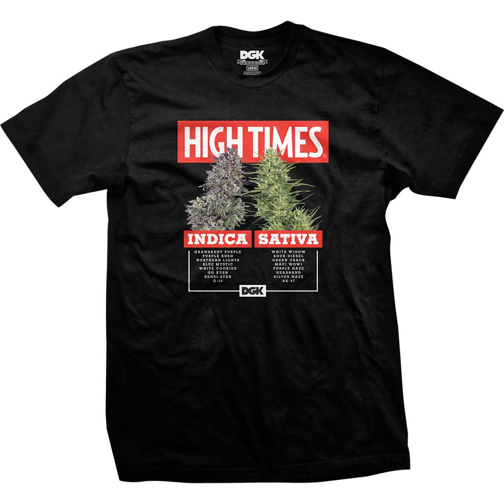 DGK x High Times Options T-Shirt Black