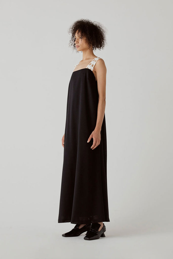 AKIRANAKA Leila Dress BK ロングワンピース | endageism.com