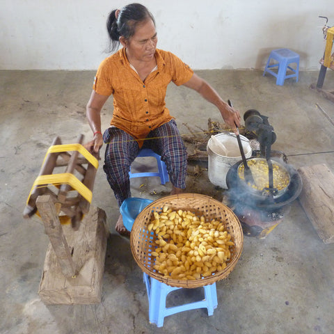 Cambodia Silk Weaving