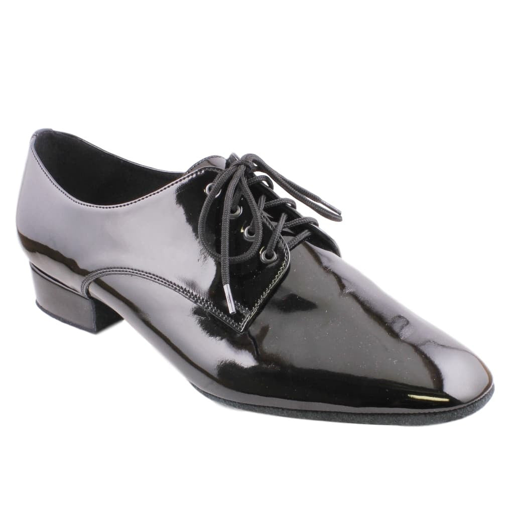 International Standard Dance Shoes for Men, Model 1149 Patron, Black Patent Leather
