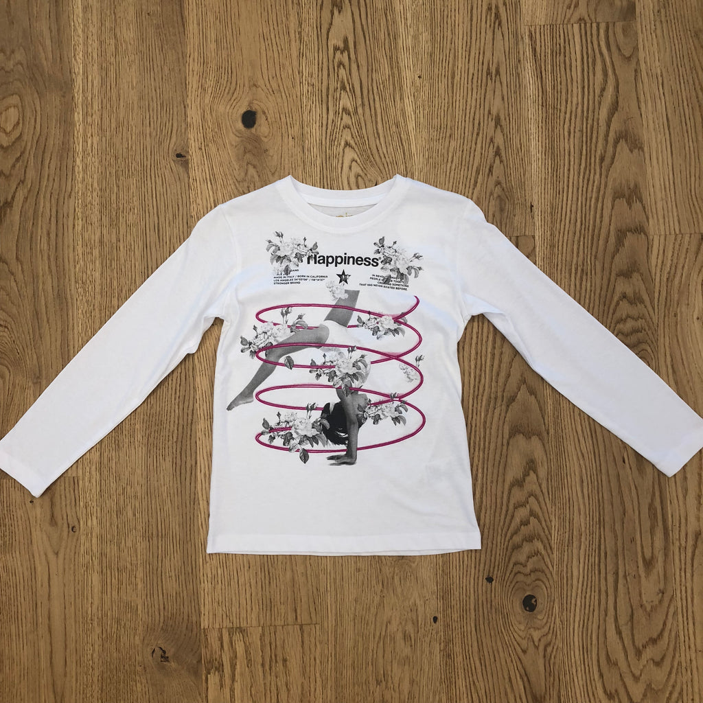 Happiness T-Shirt m/lunga Kids Girl Ginnasta K_TLONG_2206