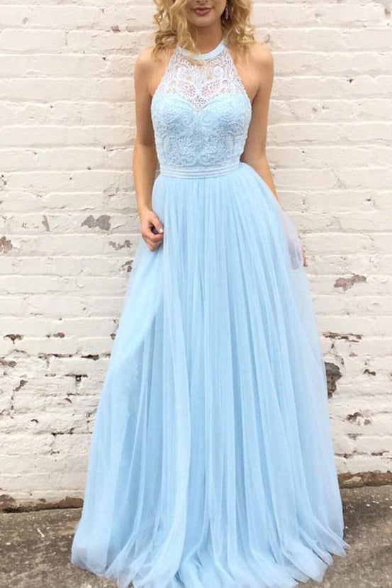 light sky blue dress