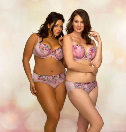 Curvy Couture Fall Holiday Curvysta Haven Mystique Floral Embroidery Unlined Underwire