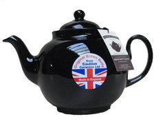 6 Cup Brown Betty Teapot in Rockingham Brown by Cauldon Ceramics